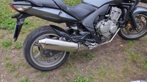 Установка прямотока LeoVince на мотоцикл Хонда CBF 600 SA своими руками