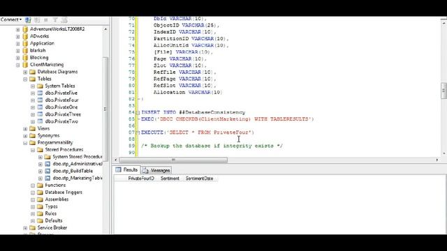 TSQL: Backup A Database If CheckDB Verifies Integrity смотреть онлайн