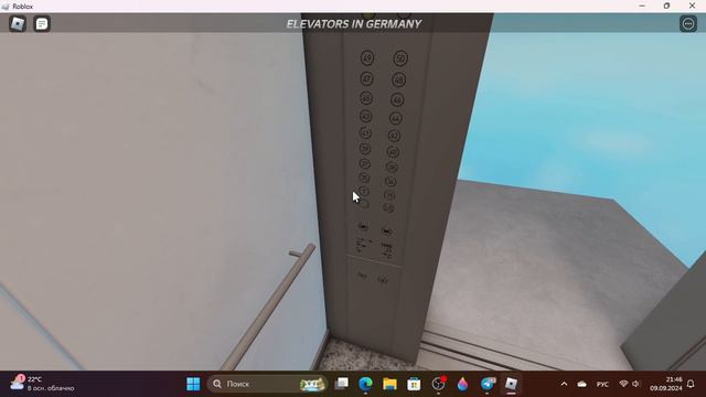 Roblox  Скоростной Лифт Thyssen Krupp 1000/kg V=3,5m/s