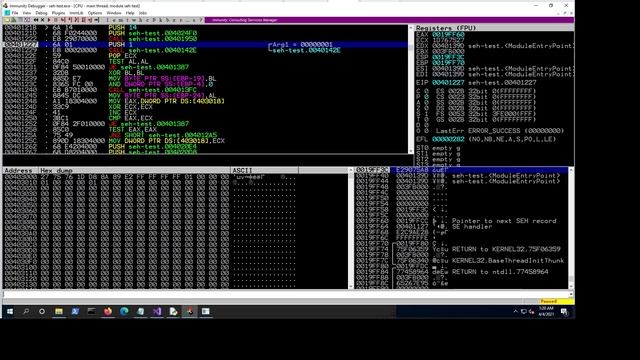 15-Intro to SEH Exploitation with VS Studio Compilation Examples смотреть онлайн
