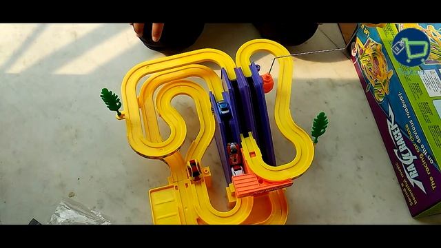 Toykart Track Racer Racing Car Set with HELICOPTER,Battery Operated Musical Kids Game смотреть онлайн