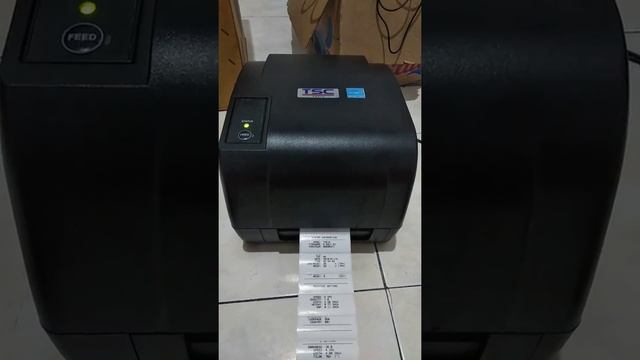 Tes printer label barcode TSC-TA210 смотреть онлайн