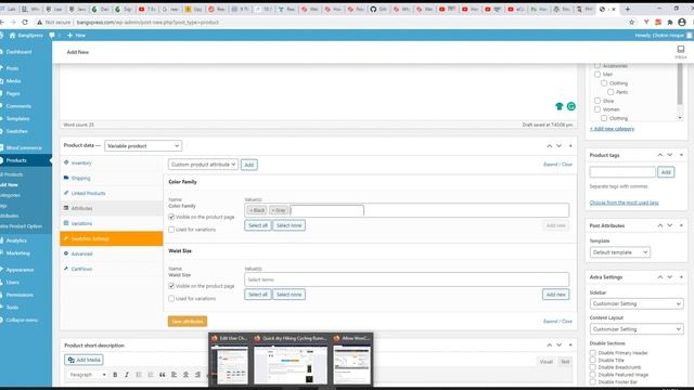 How to create Product Category and Upload Product on it in Wordpress Woocommerce смотреть онлайн