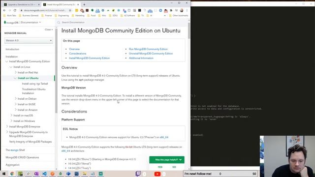 Upgrading MongoDB from 3.4 to 4.4 смотреть онлайн