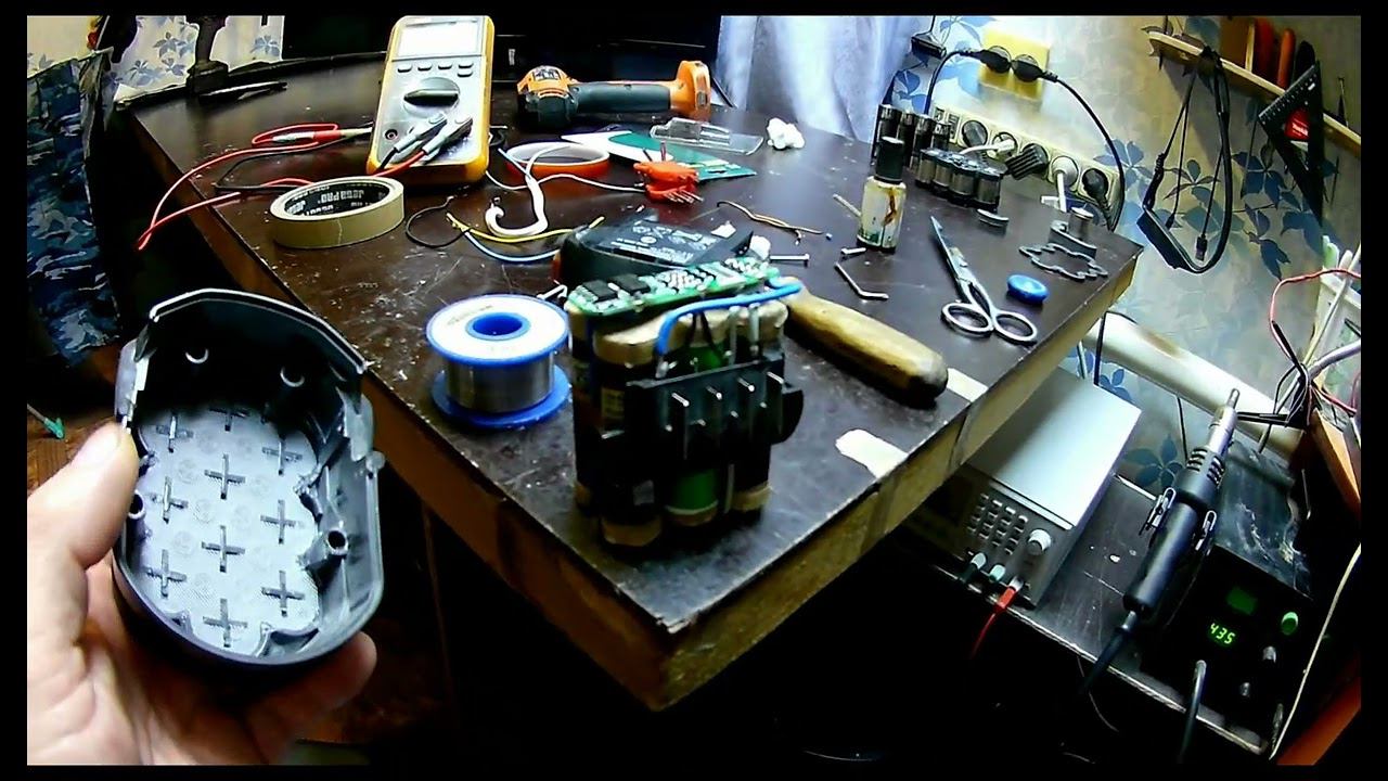 Переделка шуруповёрта AEG с никель-кадмия на литий-ион. Часть два. смотреть онлайн