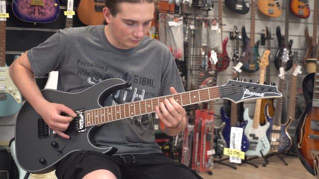 Ibanez RG421EX-BKF Black Flat električna gitara смотреть онлайн