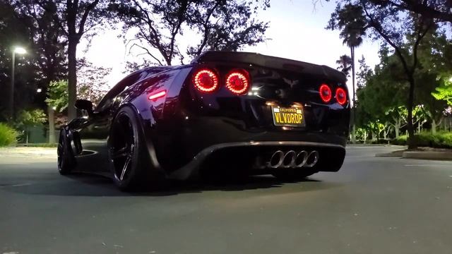 Best Sounding Stock Manifold and Cats C6 Corvette Z06 Cammed Idle and Revs with Borla Ataks смотреть онлайн