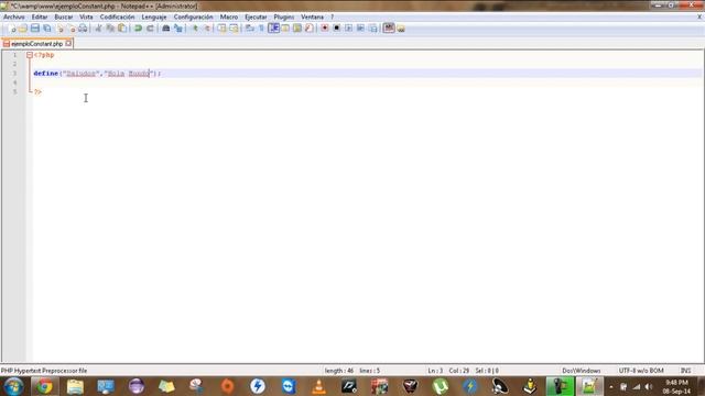 ejemplo funcion Constant php смотреть онлайн