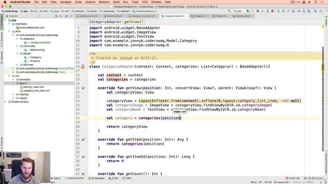 Kotlin Class 51 Custom List Adapter || Kotlin Class tutorial || Kotlin Class смотреть онлайн