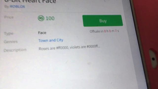 Watching the roblox 8-bit heart face go offsale смотреть онлайн