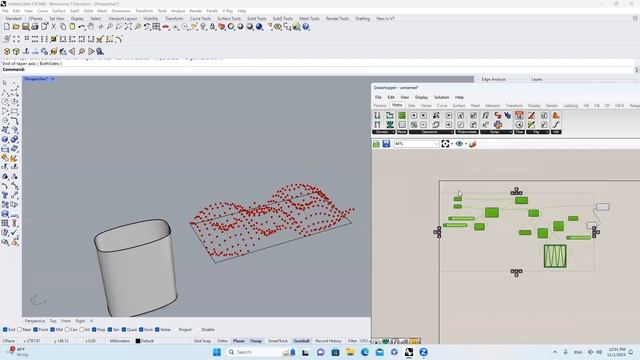 Rhino Grasshopper Tutorial | Industrial Design | Parametric Vase смотреть онлайн