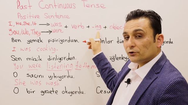 Past Continuous Tense Positive Sentence(Konu Anlatımı) - Just Naci смотреть онлайн