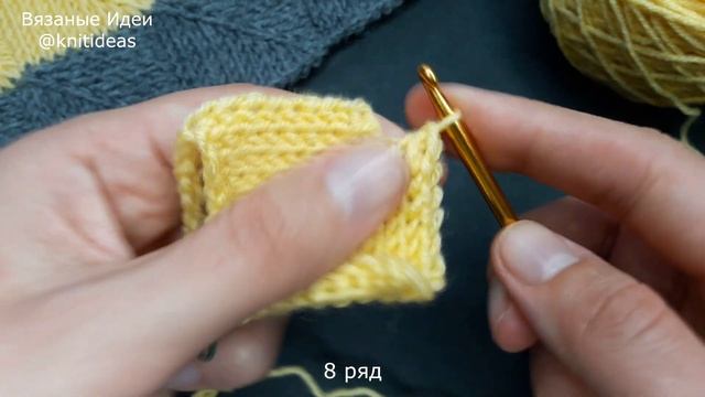 Плед или подушка крючком! Простой способ! Тунисское вязание| Tunisian Crochet
