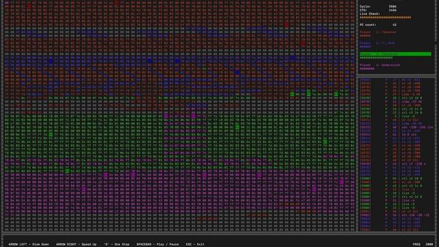 CoreWar demo смотреть онлайн