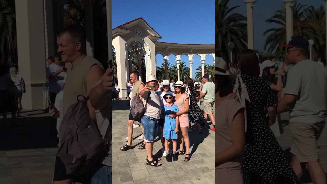 АБХАЗИЯ Переполнена! #travel #море #beach смотреть онлайн