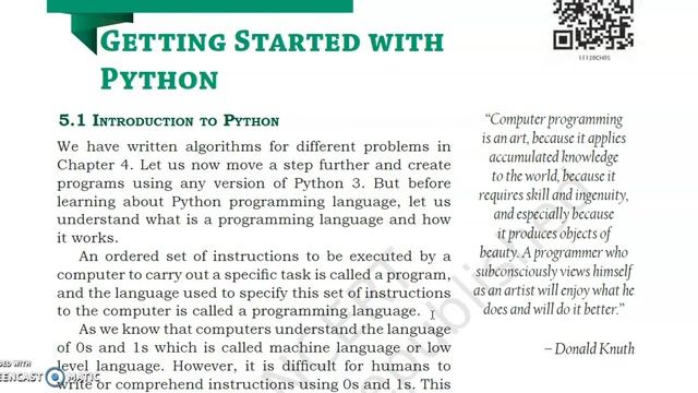 #Class XI#Computer Science#Chapter 5#Getting Started With Python#Introduction#Explanation смотреть онлайн