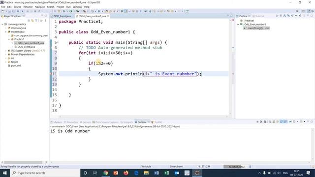 Write a program to check number is Odd or Even using Java|| Java interview Question and Answer смотреть онлайн