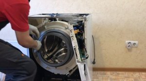 Течет стиральная машина | Замена манжеты на стиральной машине LG || Ремонт стиральных машин в Калуг