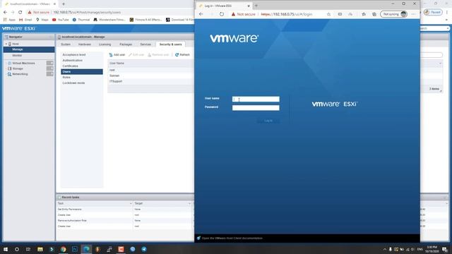 how to create user and assign permission user in vmware esxi 7 смотреть онлайн