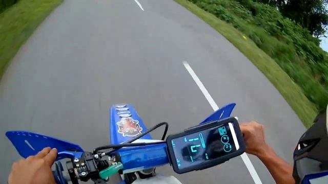 Yamaha PW80 Test TopSpeed