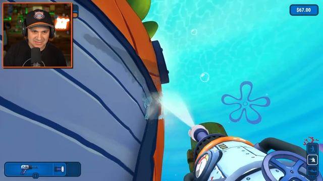 Cleaning The Most DISGUSTING SPONGEBOB! | Powerwash Simulator смотреть онлайн