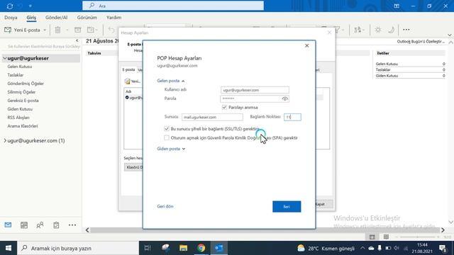 Outlook Mail Kurulumu I Maili Outlook'a Kurma смотреть онлайн