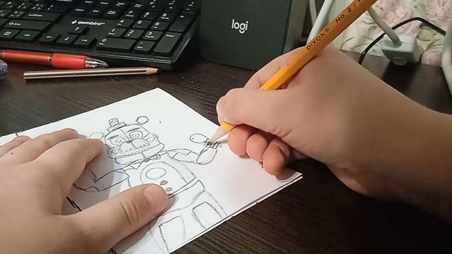 Нарисовал Фантайм Фредди смотреть онлайн