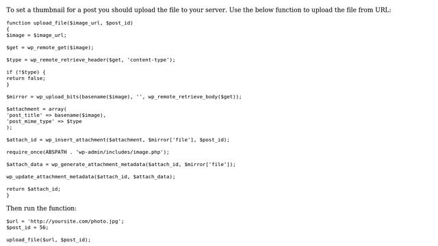 Wordpress: insert thumbnail image from php script (2 Solutions!!) смотреть онлайн