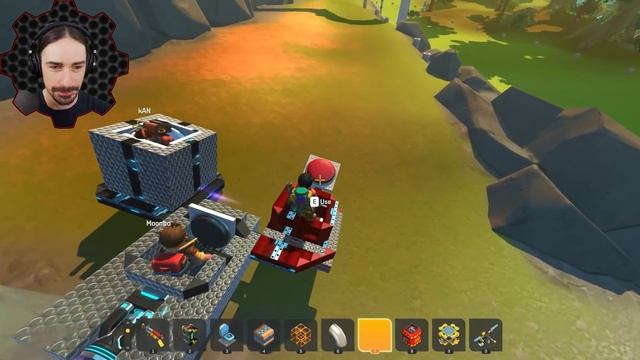 Co-op No Seat Amphibious Franken-Sled Race! - Scrap Mechanic Multiplayer Monday смотреть онлайн