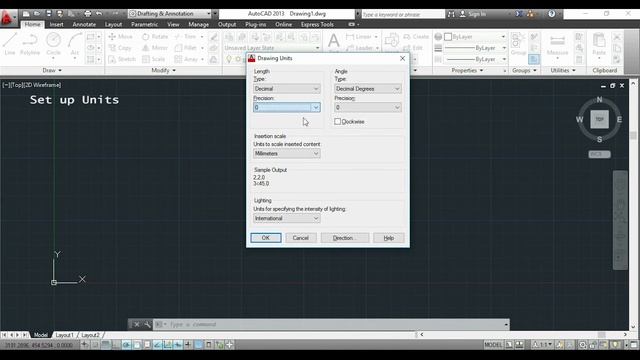 Autocad - How to set and change Units смотреть онлайн