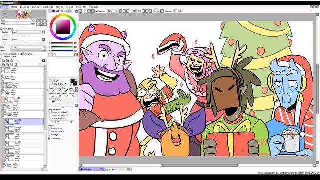 Q&A Speedpaint: Happy Holidays! смотреть онлайн