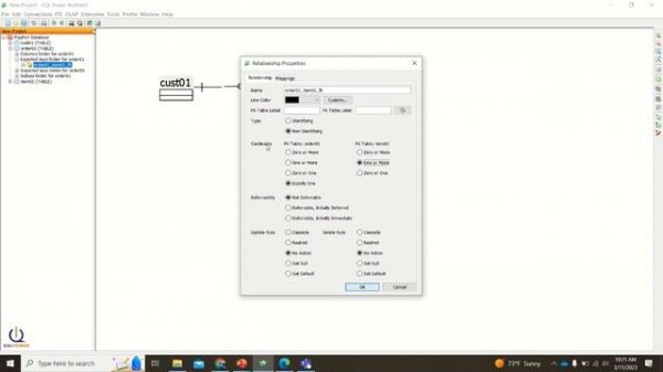 Database Design- Creating Context and Physical ERD Using SQL Power Architect & generating SQL Code