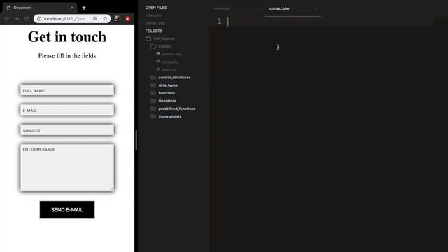 How to create a working contact form | PHP for beginners | Learn PHP | PHP Programming | Learn PHP смотреть онлайн