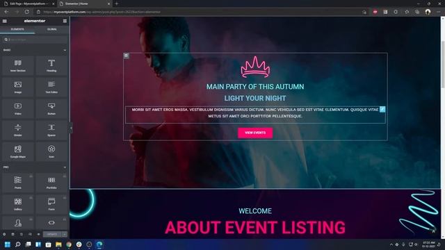 How To Create A DJ Party Theme Easily With Elementor | WordPress Elementor смотреть онлайн