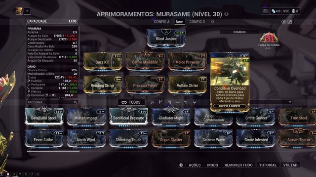 Warframe - ARMA DE FARM COM BUILD - MELHORANDO O FARM DE NEKROS - ZAW DE FARM смотреть онлайн