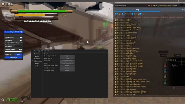 DEMON SLAYER RPG 2 | HACK/SCRIPT | NEW WORKING GUI WITH NICE FEATURES смотреть онлайн