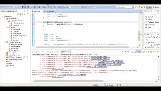 Java hibernate: HQL запросы, урок 13! смотреть онлайн