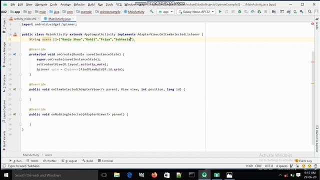 How To Set Spinner in android studio? Spinner in android studio? смотреть онлайн