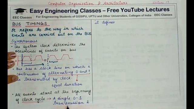 L19: Synchronous and Asynchronous BUS Timings | Computer Organization Architecture Lectures in Hind смотреть онлайн