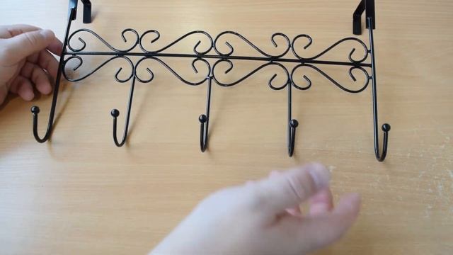 Как повесить вешалку на дверь без применения дрели смотреть онлайн