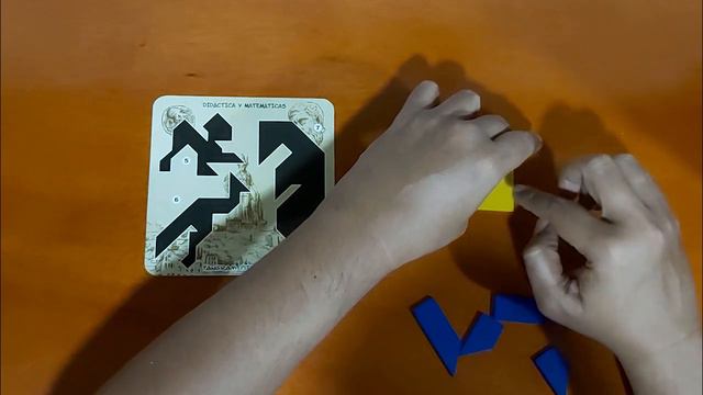 TANGRAM PITAGÓRICO (8 piezas): FIGURA 7. PROFE CARLOS. смотреть онлайн