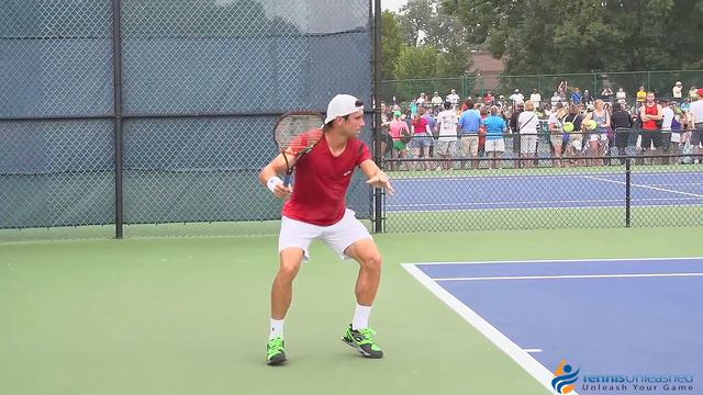 David Ferrer Slow Motion Forehand & 1st Serve (Cincinnati 2014) смотреть онлайн