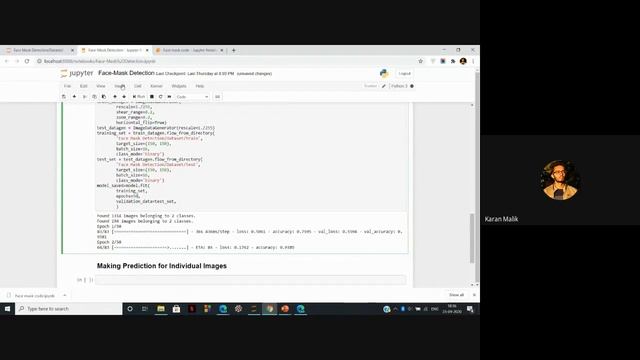 Day 4: Real-Time Face Mask Detection using Deep Learning and OpenCV by Karan Malik смотреть онлайн