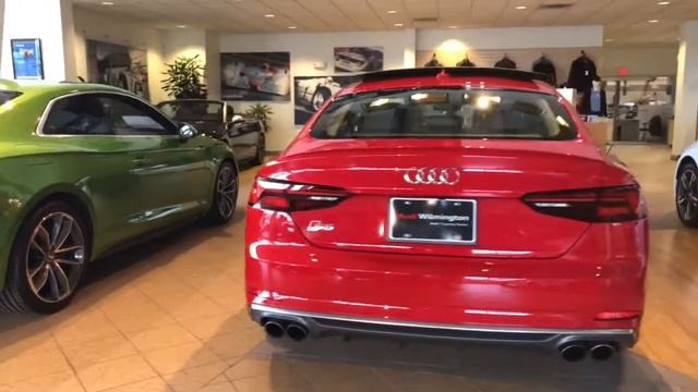 2018 Audi S5 Sportback in Tango Red at Audi Wilmington смотреть онлайн