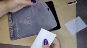 Демонстрация варианта установки гидрогелевой плёнки на планшет на примере iPad Mini 2-го поколения