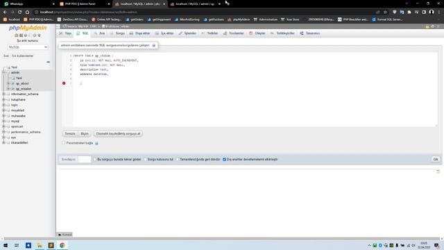 Php Admin Panel D11 Vizyonumuz Sayfası смотреть онлайн