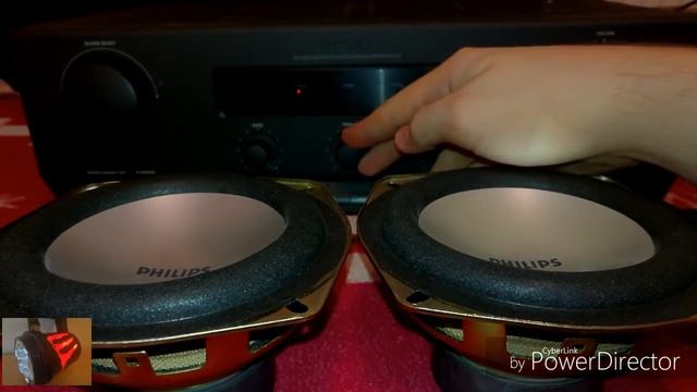 Philips FWB- MC 70 Woofer s Free air test смотреть онлайн
