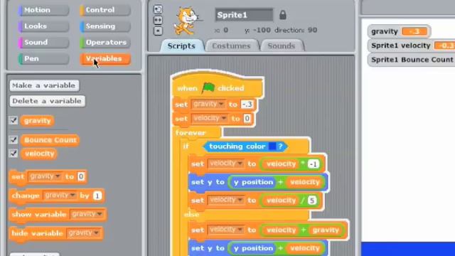 Scratch - Jumping and Gravity смотреть онлайн