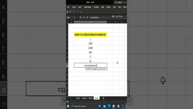 sum roman numbers #excel#tips and tricks#trending# смотреть онлайн
