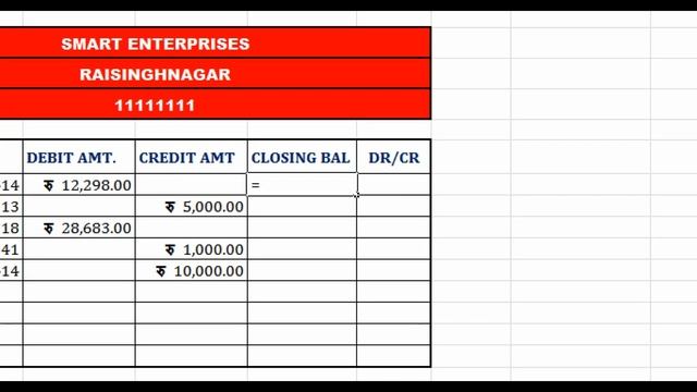 Costumer Ledger Statement in MS Excel Full Automatic| Ledger Book Format In Excel With Auto Formula смотреть онлайн